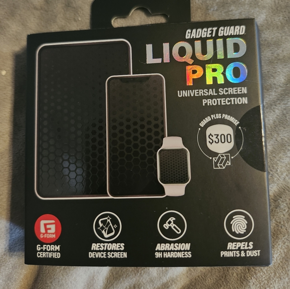 Black Screen Protector for Phones and Watches